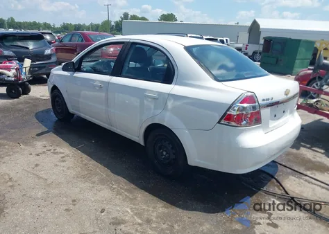 2009 Chevrolet Aveo Lt из США, поврежденный, VIN KL1TD56E79B306087